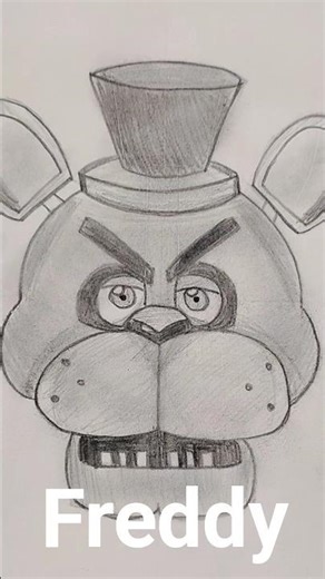 Drawing Freddy!!Detailed sketch...