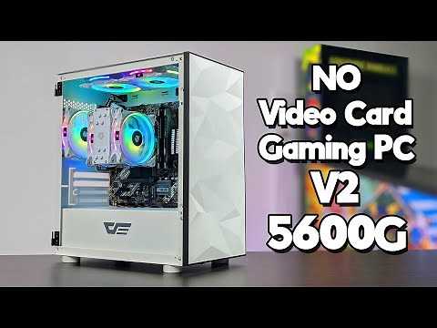 NO GPU NEEDED Gaming PC! The Ryzen 5600G Is Amazing!