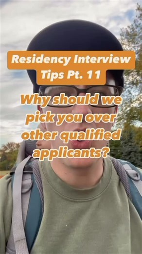 Jonny Hatch, DO | Med Student Mentor on Instagram: "Be prepared for hard questions during residency interviews because you will get plenty of them. When asked, “why should we pick you over other qualified applicants?”, the answer is fairly simple. . #eras2025 #match2025 #medstudent #medicalschooltips #residencyinterviews #ecfmg #img"