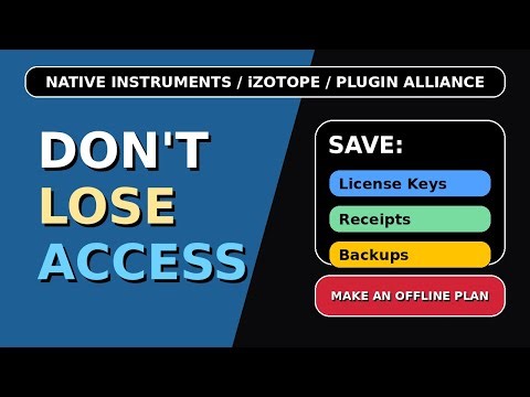 Native Instruments Insolvency Protect Your Plugin Licenses iZotopePlugin Alliance