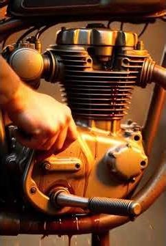 Watch This Old Motorcycle Heart Beat Again ❤️⚙️ #restoration