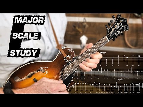 E Major Scale Study on Mandolin!