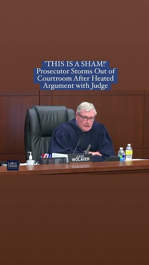 "This is a sham": Prosecutor Mark Sleeper walked out of the courtroom after a heated argument with Judge Stephen Wolaver over the judge continuing the Matheau Moore trial without prosecutor Melissa Schiffel being present." | Law&Crime