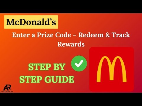 Enter a Prize Code in McDonald’s App – Redeem & Track Rewards