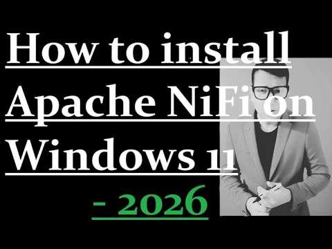How to install Apache NiFi on Windows 11