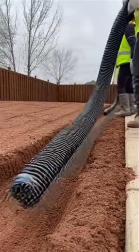 Ultimate French Drain Install: Fixing Backyard Drainage! 🏗️ #FrenchDrain #DIY #Landscaping #Shorts