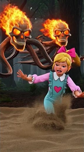 Classic MLP Megan Driven into QUICKSAND #quicksand #peril #cartoon#mlp #megan #monsters #3d