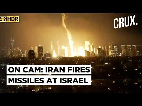 Chaos in Tel Aviv, Residents Flee to Shelters as IRGC Missiles Pound Israel Amid Iran War |4K