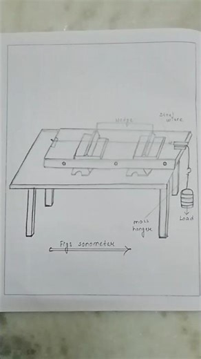 Sonometer Practical Physics Class 11 CBSE |#shortvideo #practical