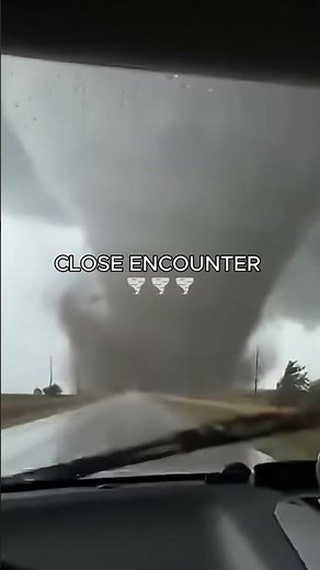 Terrifying Tornado Close Encounter by Storm Chaser 🌪️
