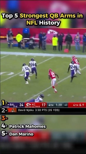 Top 5 Strongest QB Arms in NFL History