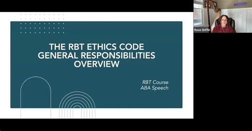 The RBT Ethics Code- General Responsibilities Overview
