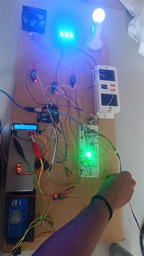 Major Project Output: Automatic Load Shedding System in Action! 🚀 #shorts #youtubeshorts #loadshed
