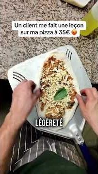 Un client me fait le une leçons de morale sur ma pizza #recette #argent #pizza a