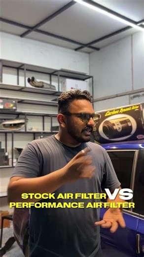 Stock air filter VS Performance air filter | #apujosephcarreviews #bmcairfilters
