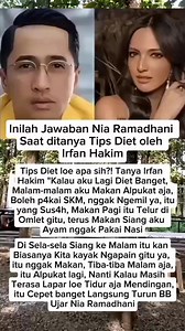 323K views · 232 reactions | Inilah jawaban Nia Ramadhani saat ditanya Tips Diet oleh Irfan Hakim #niaramadhani #irfanhakim #reels #fyp #trending | Hermawati Ersya | Facebook