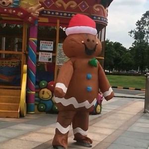 Watch Akiimy Gingerbread Man Inflatable Costumes on Amazon Live