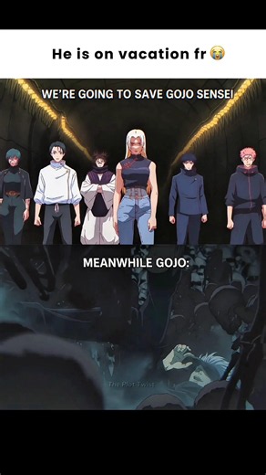 Gojo inside Prison Realm 💀 #gojo #jjk #jujutsukaisen