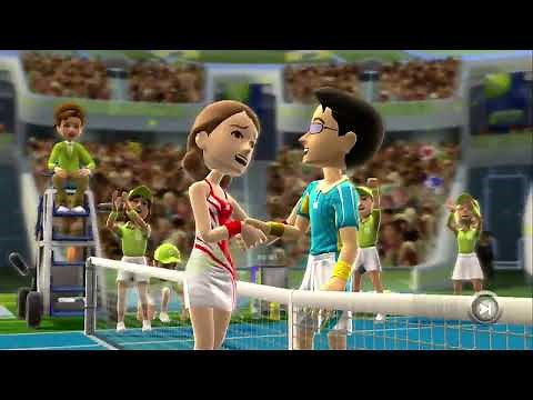 Kinect Sports Tennis - Defeat Rookie through Champion!