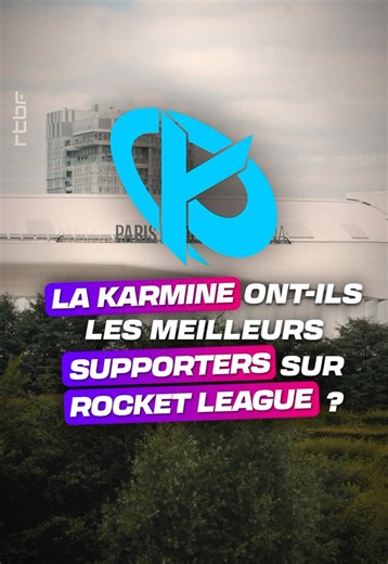 LES FANS DE LA KARMINE CORP SONT BEAUCOUP TROP CHAUDS 💙🤍 La KC file en finale du Major Rocket League à Paris 🔥 ALLEZ @KC Atow. ! 🇧🇪🫶 #KarmineCorp #Kameto #RocketLeague #RLEsports
