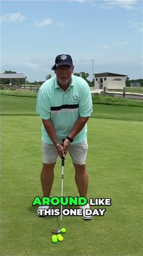 Unlock Perfect Putter Alignment: Hip Twist Secret! #shorts