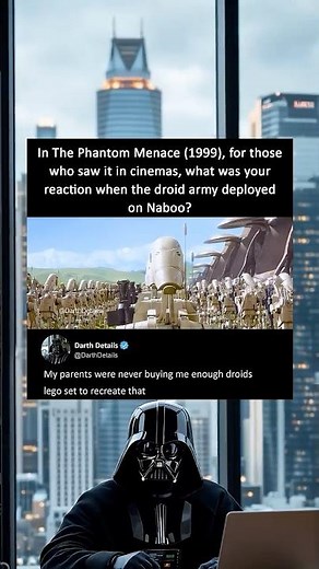 Seeing the Droid Army for the First Time #starwars