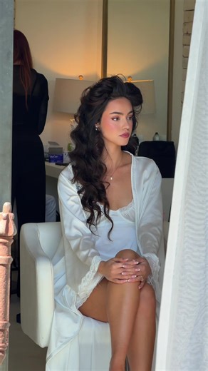 the morning of the big day 🕊️✨ @Cooks Bridal Wedding Content #2026bride #bridalmakeup #bridalhair