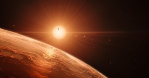Seven Earth-sized planets found orbiting nearby red dwarf star