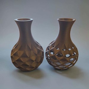 3D Printed Modern Low Poly Vase - Etsy