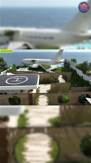 This Plane Is Now a Luxury Villa in Bali 😱 | Inside Boeing 737 Villa Tour | #shorts #facts #ytshorts