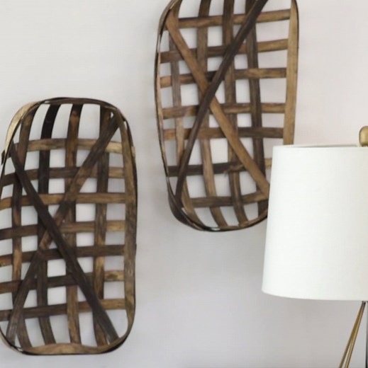 Tobacco baskets are a farmhouse favorite. | HGTV