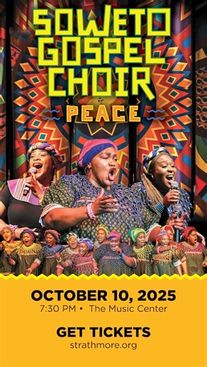 92 reactions | Award-winning Soweto Gospel Choir brings their joyful program, Peace, to Strathmore Oct 10, combining South African freedom songs, traditional spirituals, and beloved classics. Tickets are going fast, get yours today! | Strathmore | Facebook