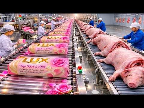 Inside the Luxury Pink Soap Factory | From Raw Materials to Premium Soap Production (Full Process)