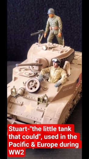Stuart Tank-the little tank that held its own during WW2 (Pacific/European) #ww2 #worldoftanks #