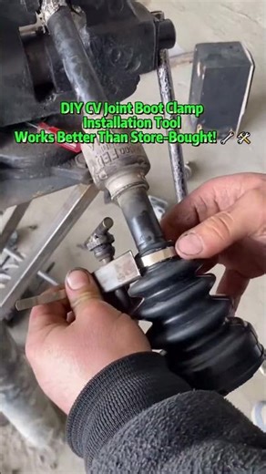 Struggling with CV Boot Clamps? Make This DIY Tool – Easy Install! #truck #engineblock #engine #diy