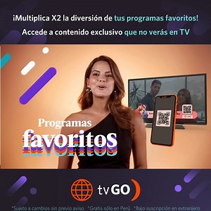 📲✨ Descubre contenido exclusivo con América tvGO ✨📲 Ahora puedes acceder a material inédito que no verás en TV. Solo necesitas descargar América tvGO y escanear el QR que aparecerá en tus programas favoritos. 📺🔍 ¡Vive una experiencia única desde tu celular o tablet! 📱💫 🔗 Descárgala ahora y no te pierdas nada 👉 https://bit.ly/41GjGyX 📌 Gratis solo en territorio peruano. 📌 Disponible bajo suscripción en el extranjero. | América tvGO