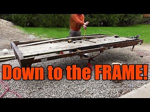 Refurbishing a 3500 lbs Utility Trailer