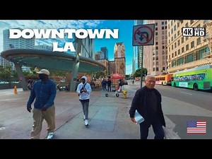 Downtown, Los Angeles | Walking Tour 2026 4K