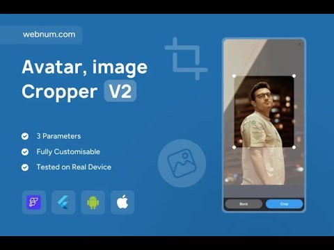 FlutterFlow Avatar Cropper Widget 👤✨ #flutterflow #avatar #cropper #widget