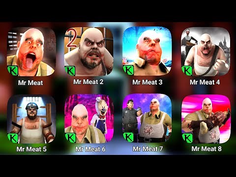 Mr Meat 1, 2, 3, 4, 5, 6, 7 & 8 Gameplay || Mr Meat 3