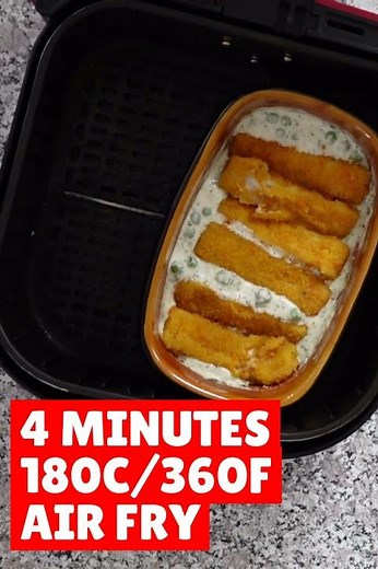 Air Fryer Fish Finger Pie #shorts