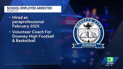 Paraprofessional arrested at a Modesto junior high for sexual offenses