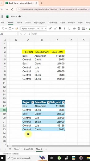 1.4K views · 11 reactions |  Excel Tip: Dynamic Sorting!  Sorting...