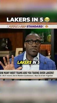 SHANNON SHARPE LAKERS IN 5 COMPILATION 😂 #shorts