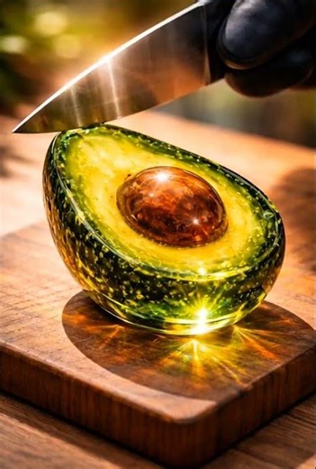 Baby Pink Glass Onion Macro Photography on Cutting Board#MacroPhotography #GlassArt #viral