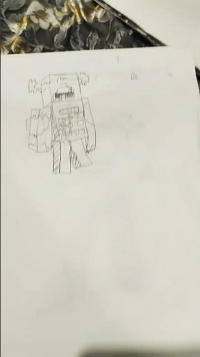 warden drawing #minecraft 🤯😮