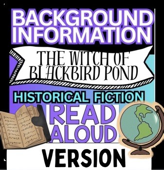 Witch of Blackbird Pond Novel Introduction Read Aloud | No Prep PowerPoint