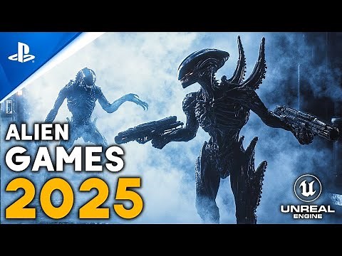 TOP 10 NEW Upcoming ALIEN Games of 2025