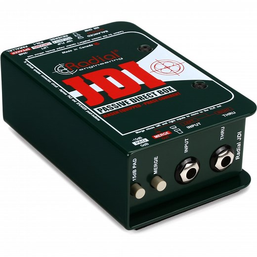 Radial JDI Jensen-equipped 1-channel Passive Instrument Direct Box