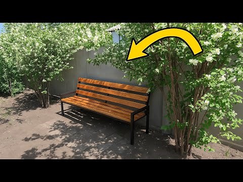 Instructions for making a bench with a back, a bench with your own hands (Dimensions).